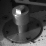 Detail of Pressure Sensor (PS) on Mars

This image was taken by Navcam: Right A (NAV_RIGHT_A) onboard NASA's Mars rover Curiosity on Sol 2 (2012-08-08 07:20:49 UTC) . 

Image Credit: NASA/JPL-Caltech