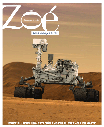 Astrobiology magazine ZOE that includes article about REMS