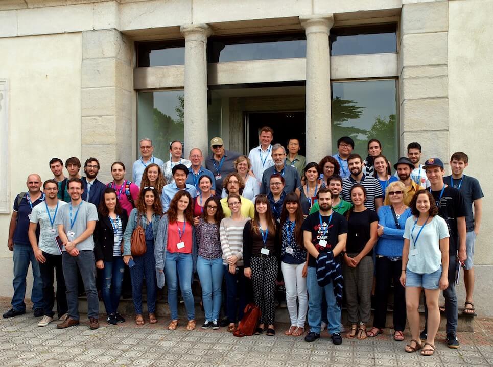 Grupo de estudiantes de la edición de la International School of Astrobiology 2015. © L. Cuesta/CAB